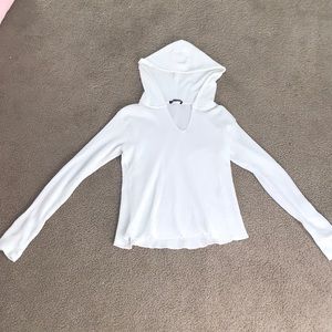 White Brandy Melville hoodie